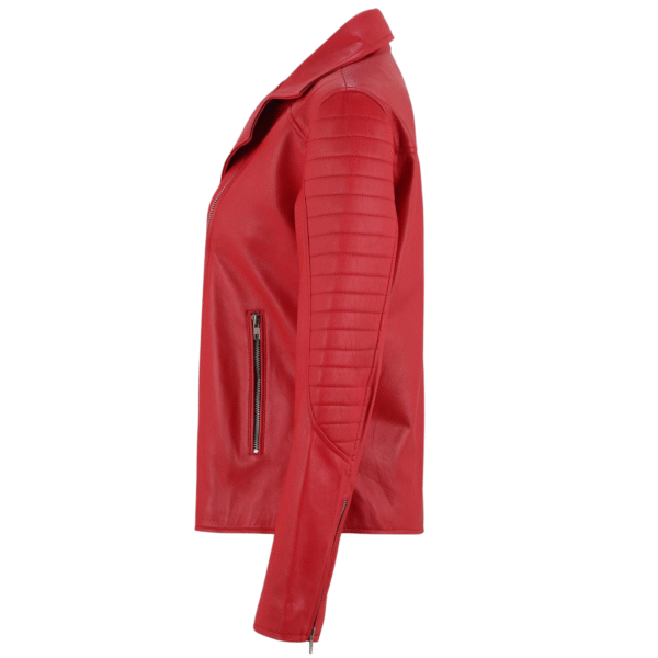 Women's Leather Jacket - 100% pure lambskin - Image 7