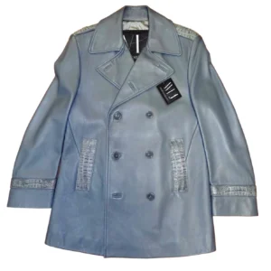 Soft Gray Leather jacket