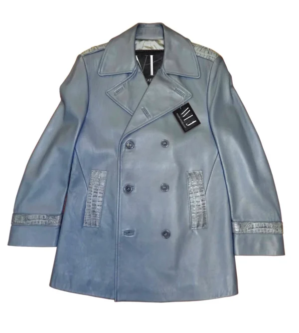 Soft Gray Leather jacket