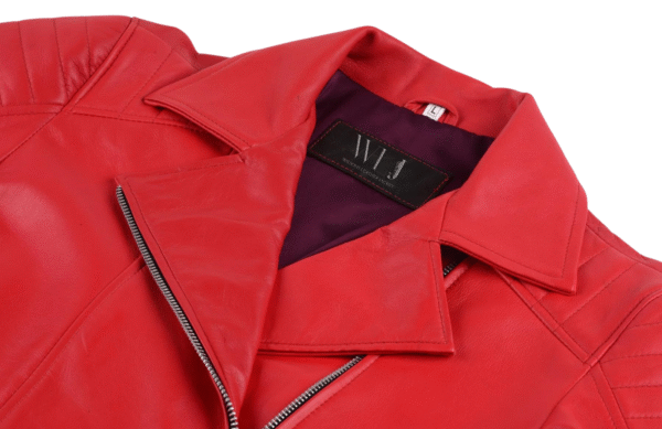 Women's Leather Jacket - 100% pure lambskin - Image 4