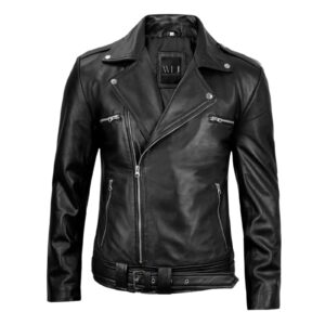Motorcycle Leather Jacket Men