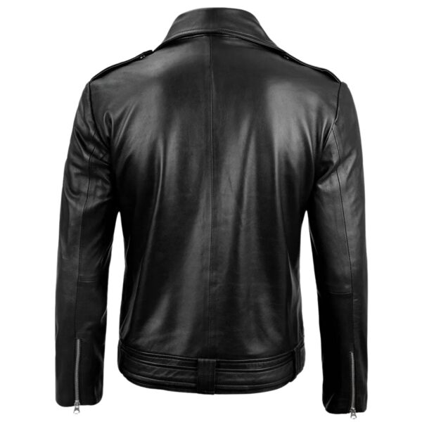 Motorcycle Leather Jacket Men - Image 4