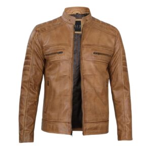 Camel Brown Leather Jackets