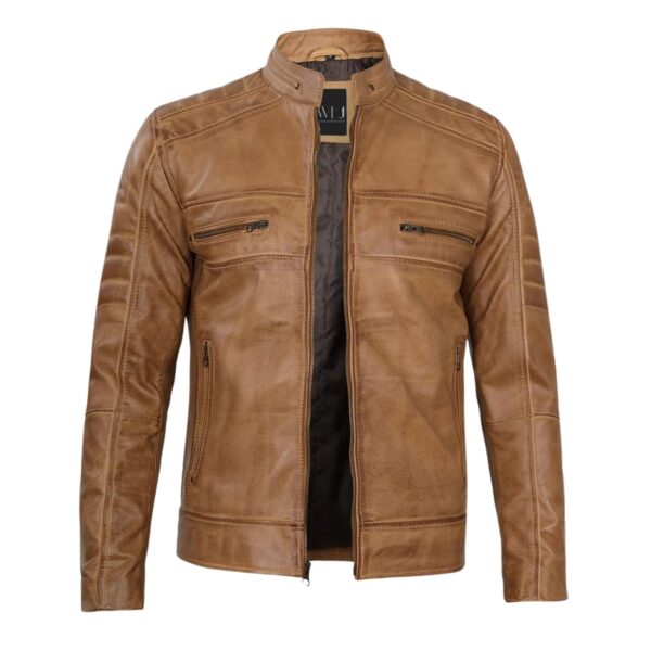 Camel Brown Leather Jackets