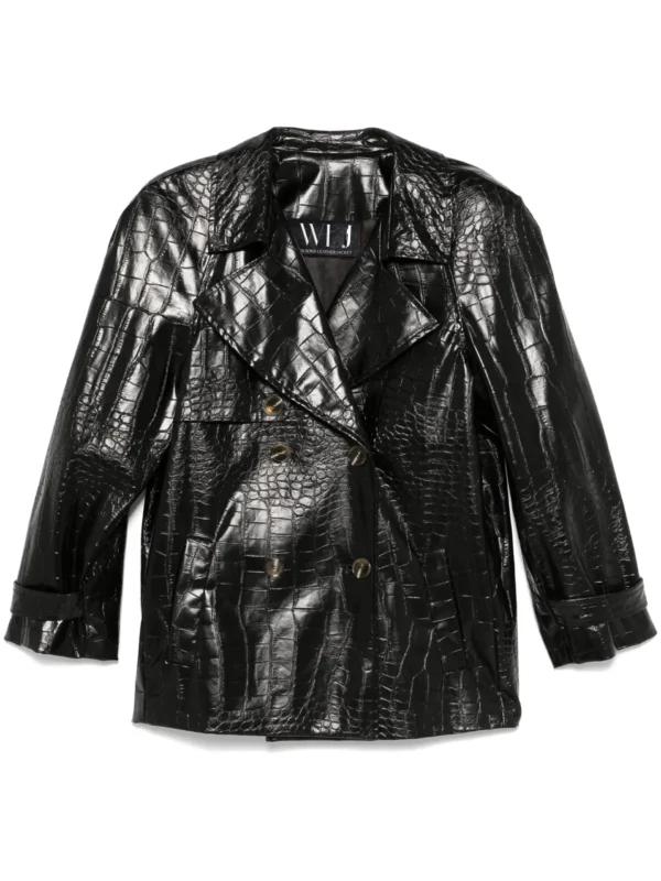 Trench Coat Women's Leather Jacket