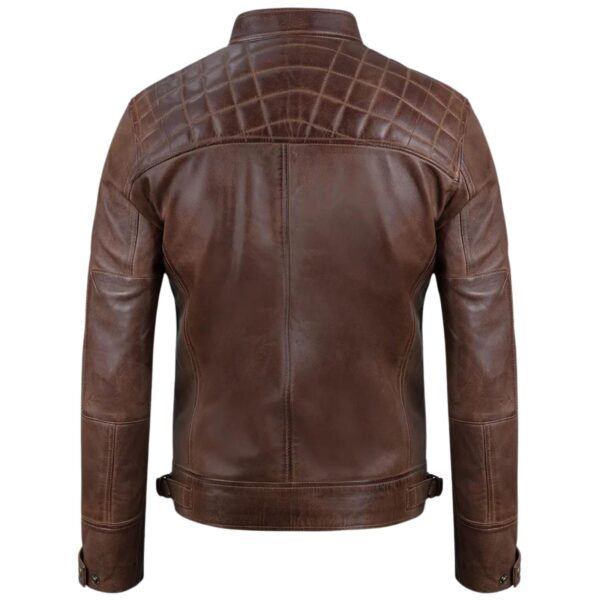 Wilson Heritage Quilted Jacket – Cognac - Image 2