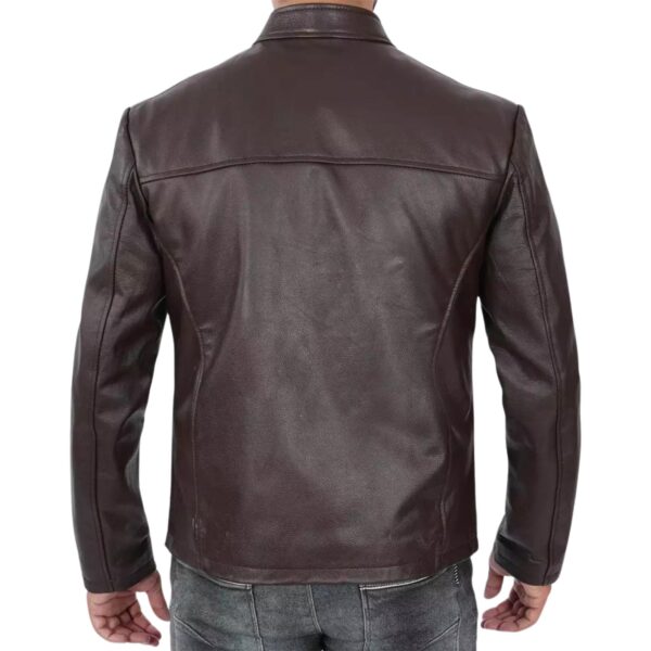Moto-Cafe Real Cowhide Leather Jacket - Image 4