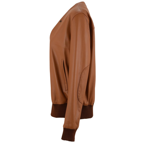 Scarlett J Classic Leather Jacket - Image 9