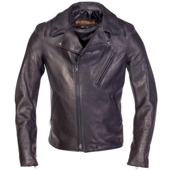 Cow-Hide Motorcycle Jacket - Black