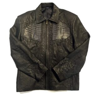 The Textured Leather Jacket