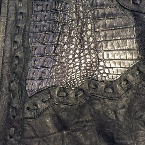 The Textured Leather Jacket - Image 2