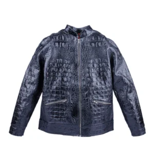 Old Money Crocodile Jacket (Black)