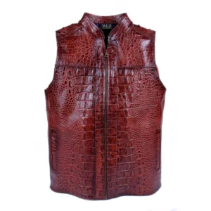 Original Crocodile Leather Vest