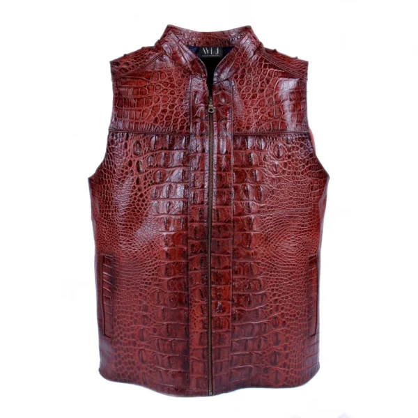 Original Crocodile Leather Vest