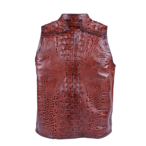 Original Crocodile Leather Vest - Image 2