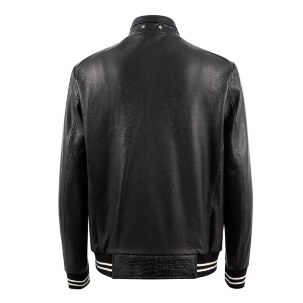 Men’s Windproof Crocodile Baseball Bomber Jackets - Image 2