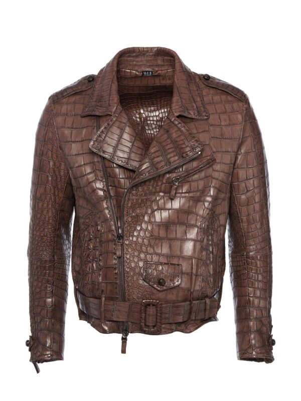 Crocodile - 100% Pure Crocodile Leather Jacket