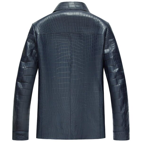 Vintage Blue Gator Jacket - Image 3