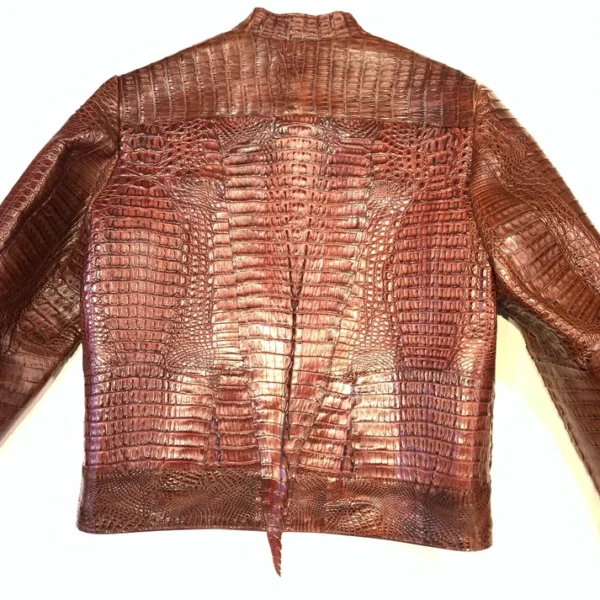 Wilson's Alligator Skin Bomber Jacket - Image 4
