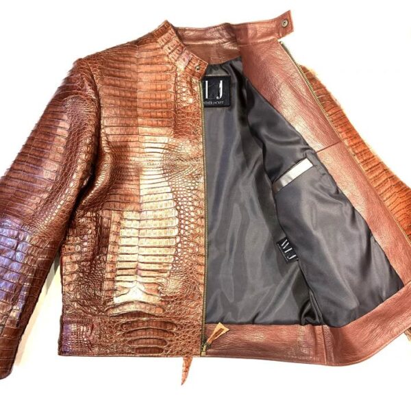 Wilson's Alligator Skin Bomber Jacket - Image 2