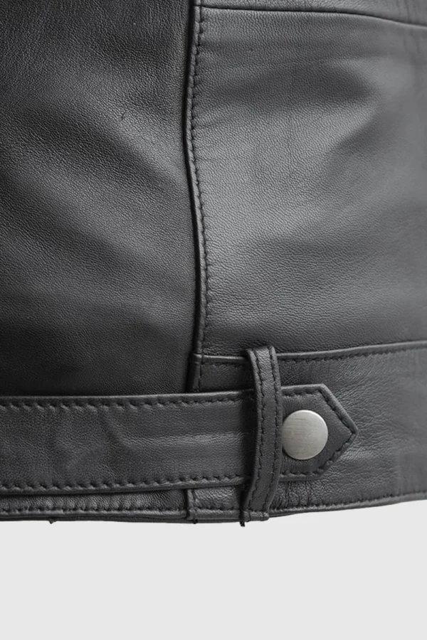 April Womens Fashion Leather Jacket - Image 3