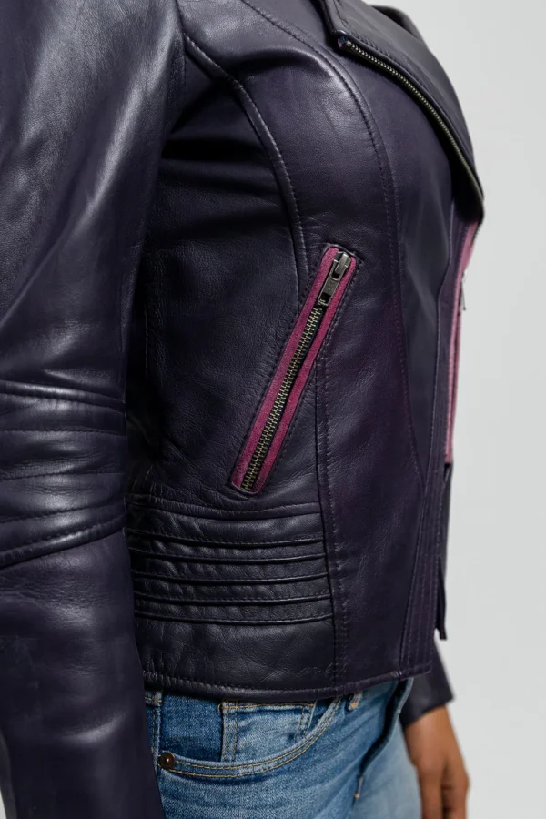 Women’s Demon Leather Jacket - Image 4